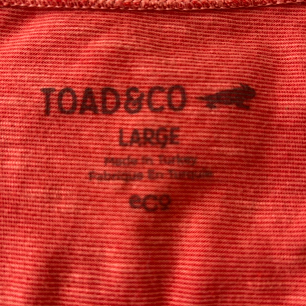 Toad & Co Organic Cotton & Tencel T-shirt Large - Picture 7 of 8